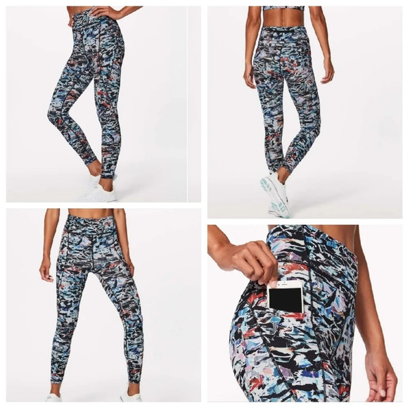 Lululemon Break Free Tight (25") Culture Clash Starlight Black